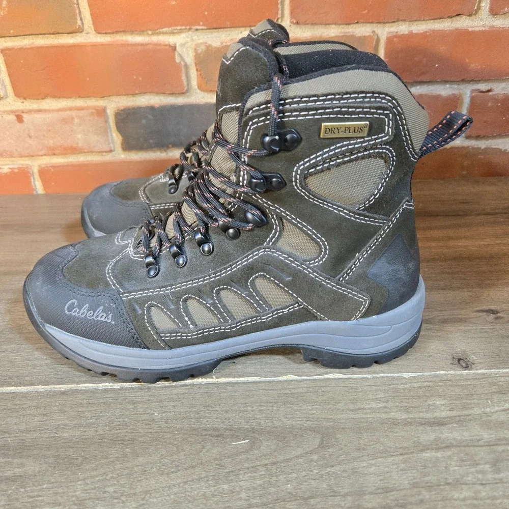Cabela's Runner boot 83-0535 BROWN Mens 8D THINSULATE ULTRA DRY snow hiking NEW